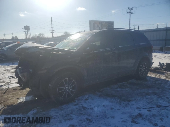 2018 Dodge Journey SE with VIN 3C4PDCAB2JT275877, listed as a Copart auction lot 89379655 with 141,684 mi miles and Salvage Title. Bid and sale history available at carsss.com. Image 1.