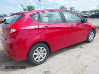 2014 Hyundai Accent GS with VIN KMHCT5AE9EU149143, listed as a IAAI auction lot 42365722 with 130,910 mi miles and . Bid and sale history available at DreamBid. Image 4.