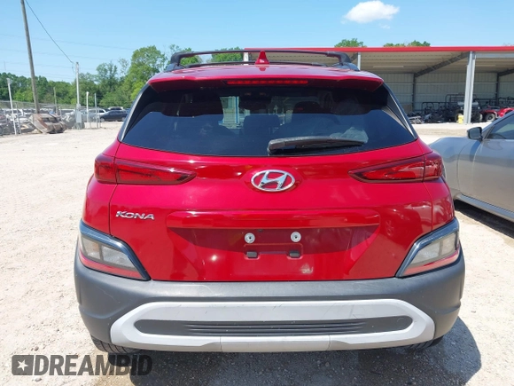 2022 Hyundai Kona SEL with VIN KM8K62AB1NU880382, listed as a IAAI auction lot 41976517 with 30,903 mi miles and . Bid and sale history available at DreamBid. Image 16.