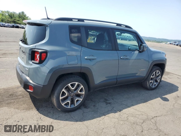 2018 Jeep Renegade Latitude with VIN ZACCJBBB7JPG88689, listed as a Copart auction lot 62062715 with 46,702 mi miles and Salvage title. Bid and sale history available at DreamBid. Image 3.