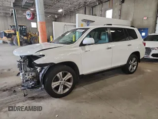 2011 Toyota Highlander Limited with VIN 5TDDK3EH5BS071335, listed as a Copart auction lot 59509395 with 195,068 mi miles and Salvage title. Bid and sale history available at DreamBid. Image 1.