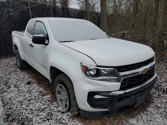 2022 Chevrolet Colorado 2WD Work Truck with VIN 1GCHSBEA2N1125545, listed as a Copart auction lot 44319735 with 62,260 mi miles and Salvage Title. Bid and sale history available at carsss.com. Image 4.