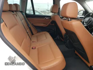 2017 BMW X3 xDrive28i with VIN 5UXWX9C56H0T09497, listed as a Copart auction lot 48904575 with 110,950 mi miles and Salvage Title. Bid and sale history available at DreamBid. Image 11.