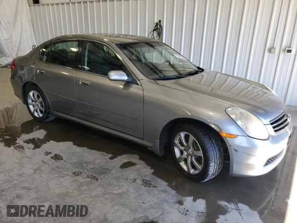 2006 Infiniti G35 with VIN JNKCV51F76M613246, listed as a Copart auction lot 49254625 with 215,129 mi miles and Clean Title. Bid and sale history available at carsss.com. Image 4.