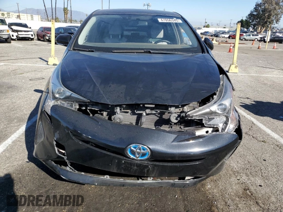2016 Toyota Prius Four with VIN JTDKARFU1G3525730, listed as a Copart auction lot 47056345 with 62,434 mi miles and Salvage Title. Bid and sale history available at carsss.com. Image 5.