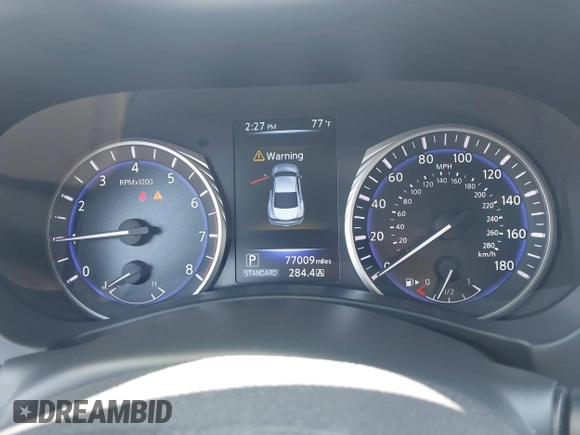 2017 Infiniti Q60 Premium with VIN JN1CV7EK5HM110549, listed as a IAAI auction lot 42136574 with 77,009 mi miles and . Bid and sale history available at DreamBid. Image 7.
