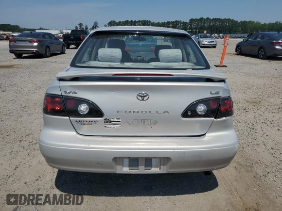 1999 Toyota Corolla VE with VIN 2T1BR12EXXC202826, listed as a Copart auction lot 61536705 with 159,941 mi miles and Salvage title. Bid and sale history available at DreamBid. Image 6.