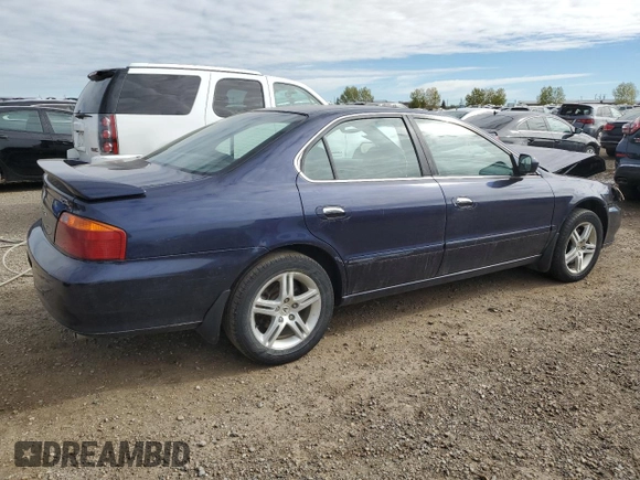 2000 Acura TL with VIN 19UUA5660YA802434, listed as a Copart auction lot 72753614 with 316,429 mi miles and Salvage Title. Bid and sale history available at carsss.com. Image 3.