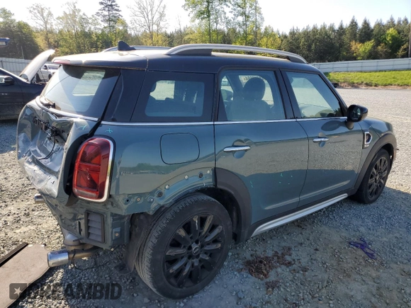 2021 MINI Countryman Cooper S with VIN WMZ53BR03M3N20743, listed as a Copart auction lot 48716094 with 22,555 mi miles and Salvage Title. Bid and sale history available at carsss.com. Image 3.