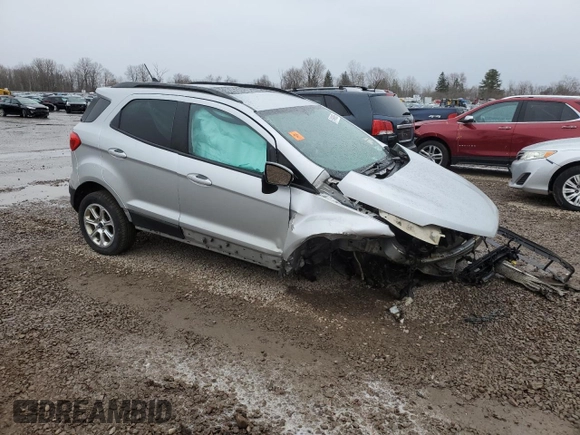 2019 Ford EcoSport SE with VIN MAJ6S3GL9KC256716, listed as a Copart auction lot 51491605 with 89,401 mi miles and Salvage Title. Bid and sale history available at carsss.com. Image 4.