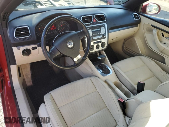2008 Volkswagen Eos Turbo с VIN WVWBA71F28V038488, выставлен на аукционе Copart как лот 55831125 с пробегом 111 942 миль миль и Списание • Salvage title. История ставок и продаж доступна на DreamBid. Изображение 8.