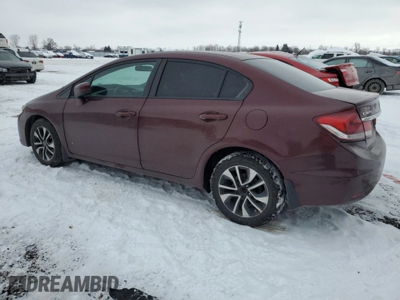 2014 Honda Civic LX z VIN 2HGFB2F50EH041784, wystawiony jako Copart lot #41696415 z przebiegiem 206 045 mil mil oraz Szkoda całkowita • Salvage title. Historia ofert i sprzedaży dostępna na DreamBid. Obrazek 2.