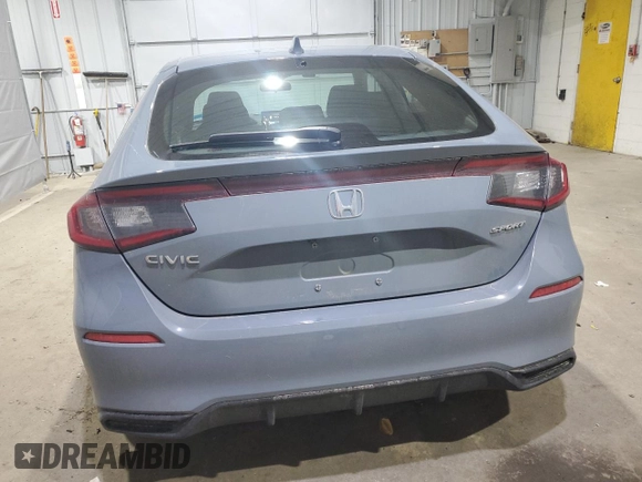 2023 Honda Civic Sport with VIN 19XFL2H83PE004830, listed as a Copart auction lot 48490575 with 30,358 mi miles and Salvage Title. Bid and sale history available at DreamBid. Image 6.