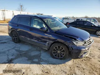 2022 Volkswagen Tiguan SE with VIN 3VV2B7AX7NM032814, listed as a Copart auction lot 47373295 with 183,791 mi miles and Salvage Title. Bid and sale history available at carsss.com. Image 4.