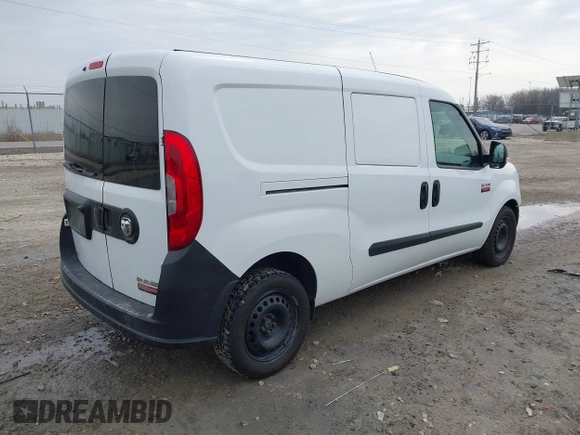2015 Ram ProMaster City Cargo Tradesman with VIN ZFBERFAT1F6951355, listed as a IAAI auction lot 41972683 with 89,971 mi miles. Bid and sale history available at carsss.com. Image 4.