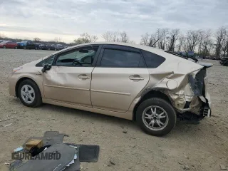 2010 Toyota Prius II with VIN JTDKN3DU7A1240697, listed as a Copart auction lot 50901915 with 125,344 mi miles and Salvage Title. Bid and sale history available at carsss.com. Image 2.