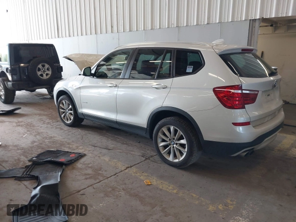 2017 BMW X3 xDrive28i z VIN 5UXWX9C59H0T15441, wystawiony jako IAAI lot #42042589 z przebiegiem 141 484 mil mil oraz . Historia ofert i sprzedaży dostępna na DreamBid. Obrazek 3.