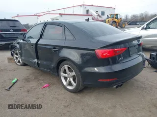 2015 Audi A3 1.8T Premium with VIN WAUACGFF5F1009468, listed as a IAAI auction lot 41697638 with 1 mi miles. Bid and sale history available at carsss.com. Image 3.