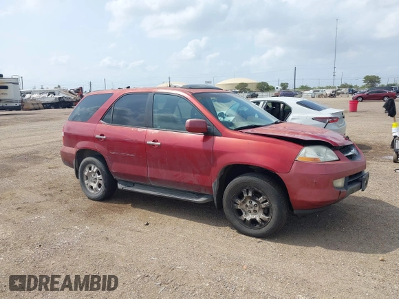 2002 Acura MDX with VIN 2HNYD182X2H510433, listed as a IAAI auction lot 42092644 with 1 mi miles. Bid and sale history available at carsss.com. Image 1.