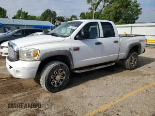 2008 Dodge Ram 2500 SLT with VIN 3D7KS28A78G180621, listed as a Copart auction lot 59320544 with 207,385 mi miles and Salvage Title. Bid and sale history available at carsss.com. Image 1.