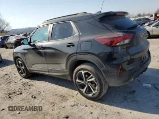 2021 Chevrolet TrailBlazer RS with VIN KL79MTSL6MB035735, listed as a Copart auction lot 48137355 with 78,098 mi miles and Salvage Title. Bid and sale history available at carsss.com. Image 2.