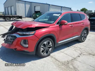 2020 Hyundai Santa Fe SEL z VIN 5NMS33AAXLH187034, wystawiony jako Copart lot #59127165 z przebiegiem 77 240 mil mil oraz Szkoda całkowita • Salvage title. Historia ofert i sprzedaży dostępna na DreamBid. Obrazek 1.