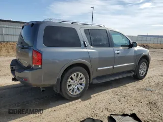 2015 Nissan Armada Platinum z VIN 5N1BA0NE4FN609366, wystawiony jako Copart lot #48256155 z przebiegiem 125 468 mil mil oraz Szkoda całkowita • Salvage title. Historia ofert i sprzedaży dostępna na DreamBid. Obrazek 3.