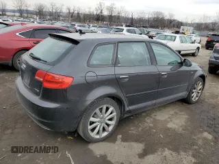 2011 Audi A3 Premium with VIN WAUBEAFM8BA024356, listed as a Copart auction lot 47540545 with 127,355 mi miles and Salvage title. Bid and sale history available at DreamBid. Image 3.