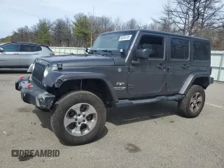 2018 Jeep Wrangler Unlimited Sahara with VIN 1C4BJWEG7JL856331, listed as a Copart auction lot 50246135 with 101,014 mi miles and Salvage title. Bid and sale history available at DreamBid. Image 1.