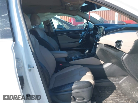 2019 Hyundai Santa Fe Limited with VIN 5NMS53AD4KH006013, listed as a IAAI auction lot 41411439 with 54,007 mi miles. Bid and sale history available at carsss.com. Image 5.