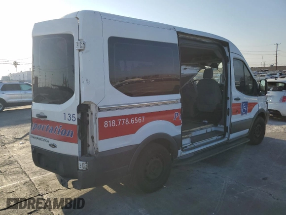 2017 Ford Transit XL с VIN 1FMZK1CM0HKA75959, выставлен на аукционе Copart как лот 88277945 с пробегом Не указан миль и Списание • Salvage title. История ставок и продаж доступна на DreamBid. Изображение 3.