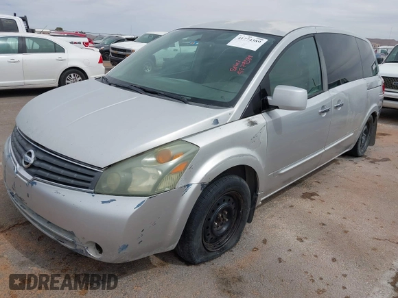 2009 Nissan Quest with VIN 5N1BV28U39N107777, listed as a IAAI auction lot 41774389 with 194,902 mi miles and . Bid and sale history available at DreamBid. Image 17.