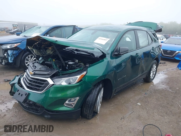 2018 Chevrolet Equinox LS with VIN 2GNAXHEV8J6247012, listed as a IAAI auction lot 42181897 with 126,071 mi miles and . Bid and sale history available at DreamBid. Image 2.
