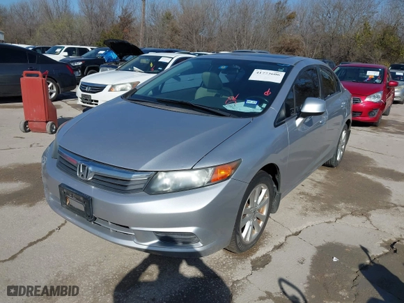 2012 Honda Civic Sdn EX-L with VIN 19XFB2F9XCE324560, listed as a IAAI auction lot 41773606 with 115,377 mi miles. Bid and sale history available at carsss.com. Image 17.