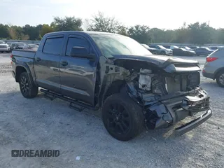 2021 Toyota Tundra Limited with VIN 5TFHY5F19MX994394, listed as a IAAI auction lot 40927777 with 64,985 mi miles and . Bid and sale history available at DreamBid. Image 1.