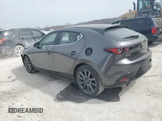2023 Mazda 3 S Preferred with VIN JM1BPALM7P1611222, listed as a Copart auction lot 48810095 with 47,257 mi miles and Clean title. Bid and sale history available at DreamBid. Image 4.