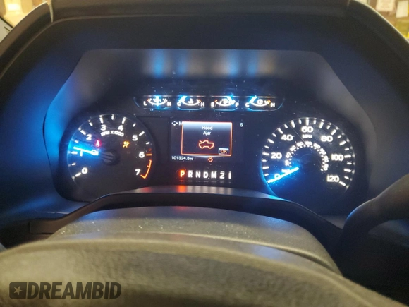 2015 Ford F-150 XLT with VIN 1FTEX1EP6FFC20794, listed as a Copart auction lot 60550415 with 101,324 mi miles and Salvage title. Bid and sale history available at DreamBid. Image 9.