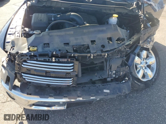 2018 Ram 1500 Big Horn with VIN 1C6RR7LT6JS298093, listed as a Copart auction lot 57454835 with 57,638 mi miles and Salvage title. Bid and sale history available at DreamBid. Image 11.