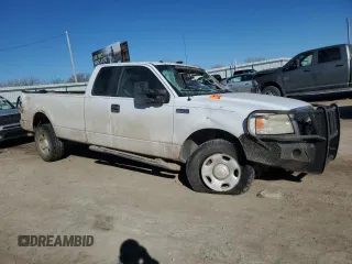 2007 Ford F-150 XL with VIN 1FTVX14577NA63235, listed as a Copart auction lot 47297735 with Not Provided miles and Salvage Title. Bid and sale history available at carsss.com. Image 4.
