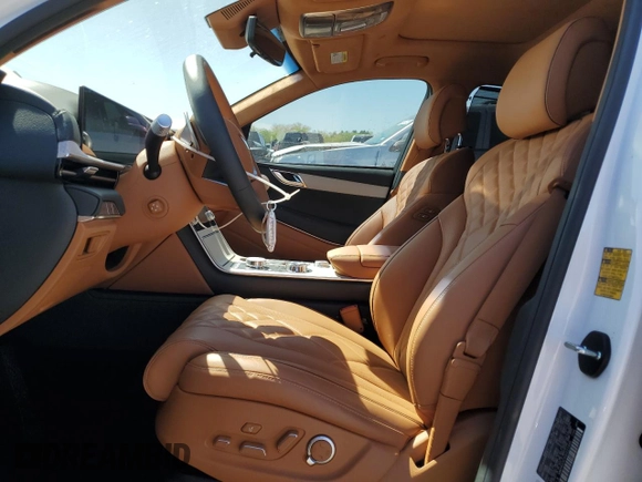 2025 Genesis GV80 Prestige with VIN KMUHEESC5SU221448, listed as a Copart auction lot 48557875 with 10,971 mi miles and Salvage Title. Bid and sale history available at DreamBid. Image 7.
