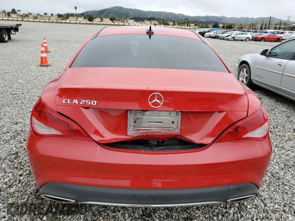 2019 Mercedes-Benz CLA with VIN WDDSJ4EB0KN742353, listed as a Copart auction lot 73552212 with 99,315 mi miles. Bid and sale history available at carsss.com. Image 6.