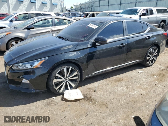 2020 Nissan Altima SR with VIN 1N4AL4CV0LN317610, listed as a Copart auction lot 83557384 with 64,406 mi miles and Salvage Title. Bid and sale history available at carsss.com. Image 1.