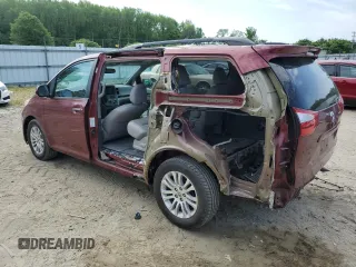 2016 Toyota Sienna XLE with VIN 5TDYK3DC4GS734554, listed as a Copart auction lot 54354815 with 58,506 mi miles and Salvage Title. Bid and sale history available at DreamBid. Image 2.