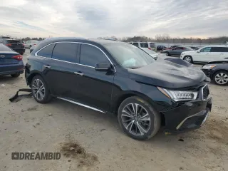 2019 Acura MDX Technology with VIN 5J8YD4H71KL032653, listed as a Copart auction lot 45511055 with Not provided miles and Salvage title. Bid and sale history available at DreamBid. Image 4.