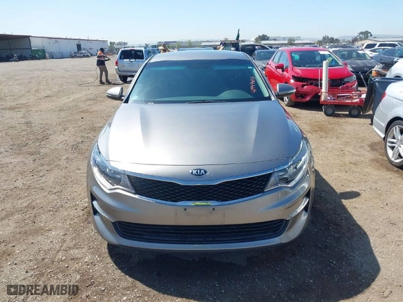 2016 Kia Optima LX with VIN 5XXGT4L39GG116566, listed as a IAAI auction lot 41949407 with 82,679 mi miles. Bid and sale history available at carsss.com. Image 13.