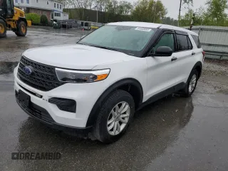 2020 Ford Explorer with VIN 1FMSK8BH3LGC01631, listed as a Copart auction lot 54668005 with 22,047 mi miles and Salvage title. Bid and sale history available at DreamBid. Image 1.
