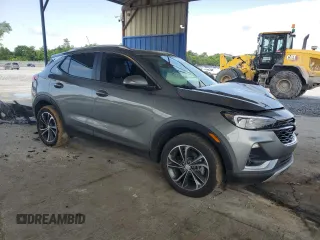 2023 Buick Encore GX Select with VIN KL4MMDS29PB137250, listed as a Copart auction lot 57261485 with 6,307 mi miles and Salvage title. Bid and sale history available at DreamBid. Image 4.