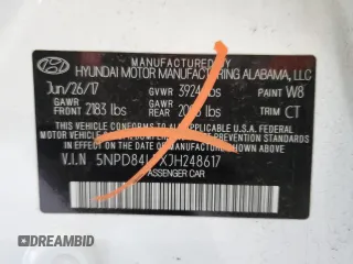 2018 Hyundai Elantra SEL with VIN 5NPD84LFXJH248617, listed as a Copart auction lot 54352805 with 117,045 mi miles and Salvage Title. Bid and sale history available at DreamBid. Image 12.
