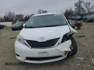 2011 Toyota Sienna LE AAS with VIN 5TDKK3DC9BS130285, listed as a Copart auction lot 49036595 with 0 mi miles and Salvage Title. Bid and sale history available at carsss.com. Image 5.