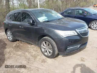2015 Acura MDX Advance/Entertainment Pkg with VIN 5FRYD4H82FB015049, listed as a IAAI auction lot 41930381 with 171,325 mi miles. Bid and sale history available at carsss.com. Image 1.